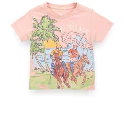 U.S. Polo Assn. Kids Multicolor Printed T-Shirt-image-48