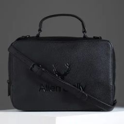 Allen Solly Black Solid Medium Handbag-picture-2