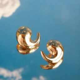 Priyaasi Gold Plated Contemporary Stud Earring-15