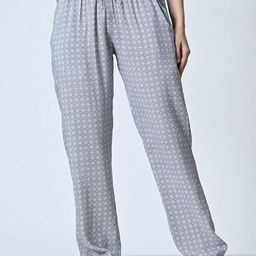 BAESD Printed Pure Cotton Trousers-image-74
