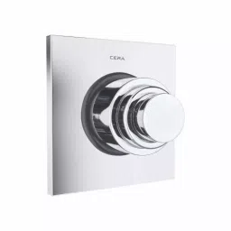 CERA Concealed Push Type Single Flush Valve Wall Mount 32 mm Chrome, F8010112-1