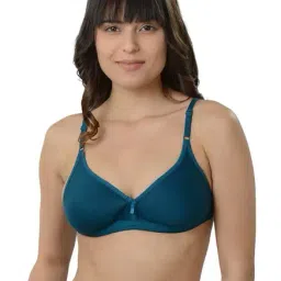 Da Intimo Blue Non-Wired Non-Padded Full Coverage Bra-image-53