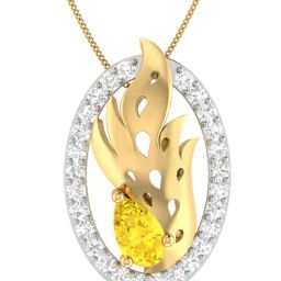PC Jeweller Bhaskar 22 kt Gold Pendant without Chain-picture-10