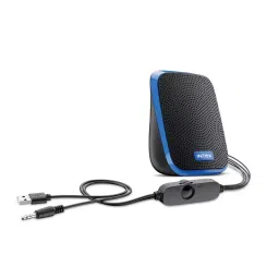 INTEX 10 W 3.5 mm Jack Desktop Speaker Black and Blue, IT 120-24