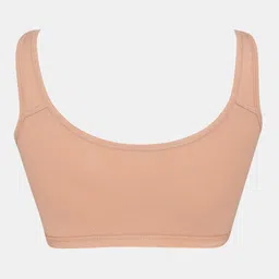 Sillysally Girls Pack Of 2 Cotton Workout Bra Full Coverage High Support All Day Comfort image 2