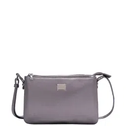 Caprese Ira Pewter Solid Medium Sling Handbag-picture-18