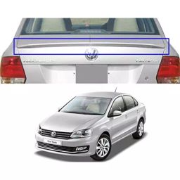 Auto Pearl OE Type Car Spoiler ABS Candy White Compatible For Volkswagen Vento, Spoiler_Vento_Candy_White-picture-31