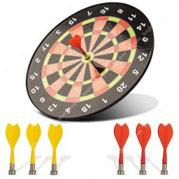 Baybee Indoor & Outdoor Magnetic Dartboard Kit with 6 Darts - Multicolour-13