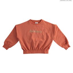 iDO Italy Cotton Full Sleeves Sweatshirt Kindness Printed - Brick Red-picture-14