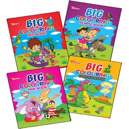 Diamond Toons Big Colouring Books Colouring Books Set of 4 - English-5