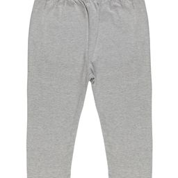 Kiddopanti Solid Capri Legging - Grey Melange-picture-7