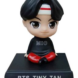 Awestuffs Bts Bangtan Boys Jimin Phone Holder Car Decoration Bobblehead Action Figure - Height 12 cm-21