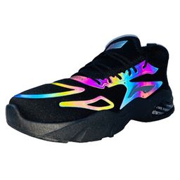 Priaansha Kids  Colour Gradient Laced Up Shoes -Black-image-36