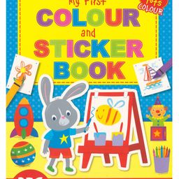 My First Colour and Sticker Book - English-24