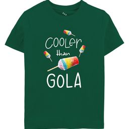Zeezeezoo Summer Theme Half Sleeves Cooler Than Gola Printed T-Shirt - Forest Green-picture-24