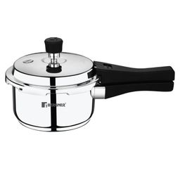 Bergner Sorrento Stainless Steel Pressure Cooker with Outer Lid, 3 Litres-1