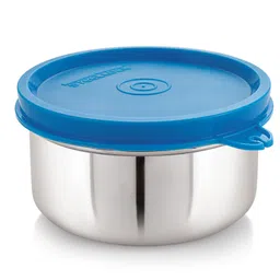 Steel Lock Flex Stainless Steel Container/Dabba with Lid Airtight for Food Storage, Easy to Carry, Leak Proof and Stackable (SL-12/150 ml) Blue.-picture-13