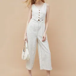 Ginger by Lifestyle Striped Basic Jumpsuit-picture-31