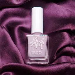 nails & more Gel Shine Glossy Argan Oil Long-Wearing Nail Polish - 10 ml - Thistle 24-15