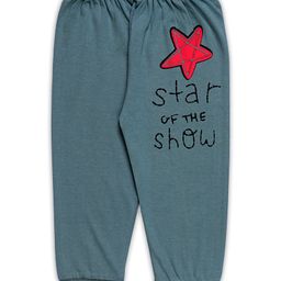 Tiny Hugs Cotton Pack Of 2 Baby Zebra & Star Of The Show Text Printed Joggers - Multi Colour image 5