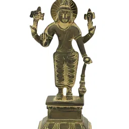 Exotic India Brown Religious Idol Showpiece-image-49