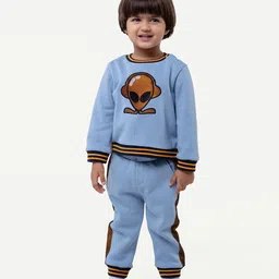 One Friday Infant Boys Graphic Printed Sweatshirt With Pyjamas-61