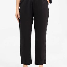 Moda Rapido Women Relaxed Chinos Trousers-image-89