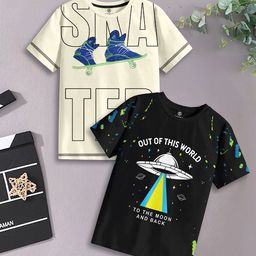 CODEZ Boys 2 Pure Cotton T-shirt-image-44
