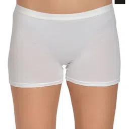 DHANDAI FASHION Pack Of 2 Boy Shorts Briefs Boy Short Full Panty (DC-M-1)Black White-image-5