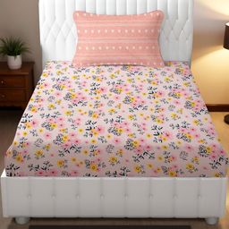 IVAZA Pink Microfiber 240 TC Bedsheets-image-76