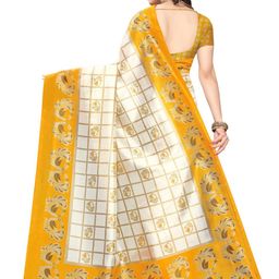 Attigo Ethnic Motifs Printed Saree-picture-23