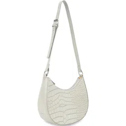 Fastrack PU Half Moon Shoulder Bag with Tasselled image 5