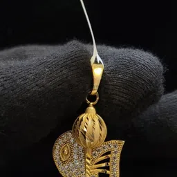 Anshenterpris Gold Plated Ganesh Pendant-image-33