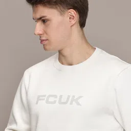 FCUK Men Round Neck Anti Odour Pullover Sweatshirt-image-64