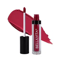 Bella Vita Organic Kiss-Proof Ultra Matte Finish Liquid Lipstick-4.5ml- Pink Pout-8-92