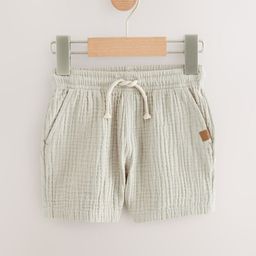 NEXT Boys Pure Cotton Textured Shorts-picture-41