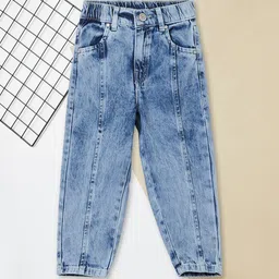 max Boys Regular Fit Mid-Rise Low Distress Heavy Fade Jeans-image-74
