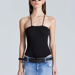 ZOMODA Shoulder Straps Cotton Bodysuit-image-31