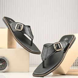 House Of Pataudi Men Comfortable Ethnic Sandals-image-48