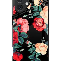QRIOH Floral Printed iPhone 16 Plus Back Case Mobile Accessories-35