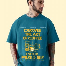 THE BEETEL HOUSE Typography Printed Round Neck Cotton Oversized Loose Fit T-shirt-image-59