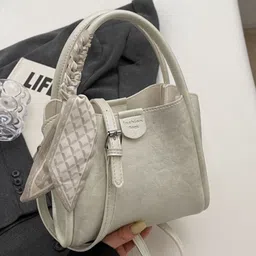 DressBerry Textured Structured Handheld Bag-10