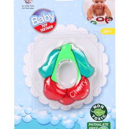 Ratnas Cherry Shape Water Filled Teether - Red-image-5