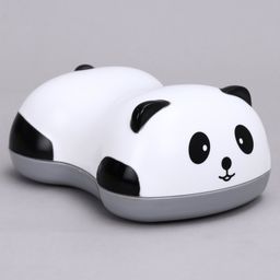 Panda Shape Soap Case - White Grey-picture-4