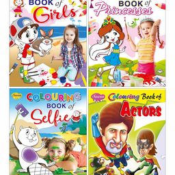 Sawan Colouring Books Pack of 4 - English-18