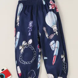 Kookie Kids Full Length Lounge Pants Accessories Print - Blue-picture-45