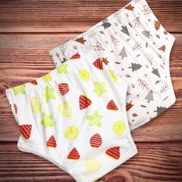 Baby Moo Adjustable & Washable Cloth Diaper Panties Pack of 2 - White-17