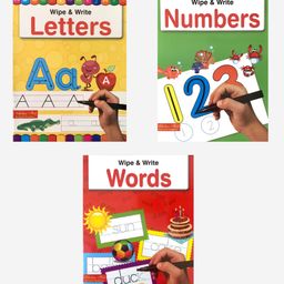 Wipe and Clean Series Book Pack of 3 - English-4