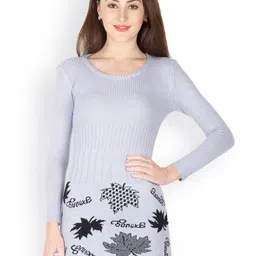 Camey Women Grey Sweater-picture-2