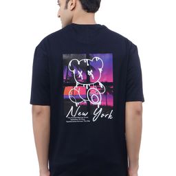 WILD ELEPHANT Men Graphic Printed Round Neck Cotton Relaxed Fit T-shirt-image-61